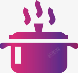 煮饭的锅煮饭电饭锅图标高清图片