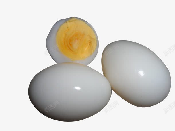 煮熟的蛋png免抠素材_新图网 https://ixintu.com 白色 蛋黄 送鸡蛋 鸡蛋