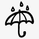 雨伞简笔画雨天高清图片