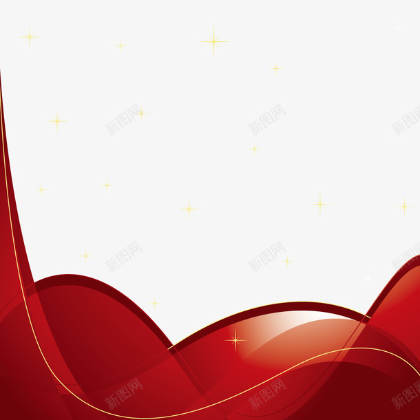 红色丝绸矢量图ai免抠素材_新图网 https://ixintu.com 丝绸 喜庆 平面 活动 红色 线条 节日 设计 矢量图