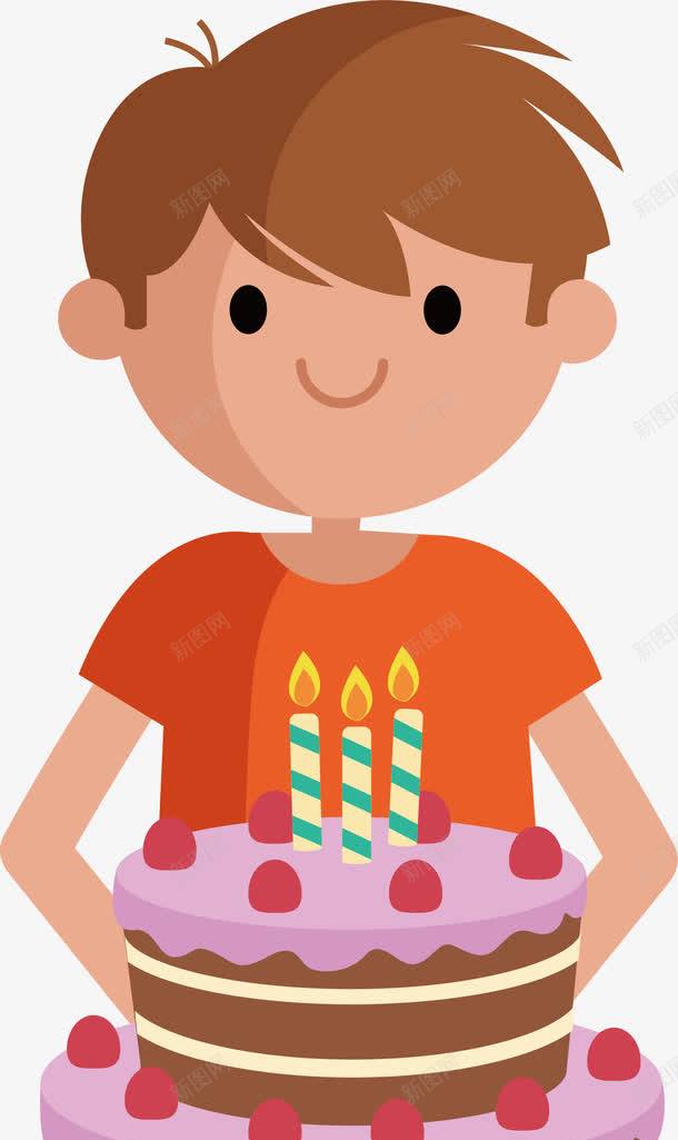 切蛋糕的小男孩png免抠素材_新图网 https://ixintu.com 派对蛋糕 生日派对 生日蛋糕 矢量png 蛋糕 过生日