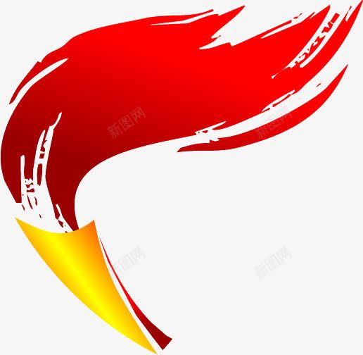 火炬png免抠素材_新图网 https://ixintu.com 图案设计 火炬图案 火焰 红色