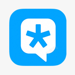 蓝色贴吧社区软件logo蓝色腾讯timlogo图标高清图片