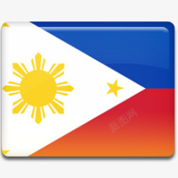 菲律宾地标菲律宾国旗AllCountryFlagIcons图标高清图片