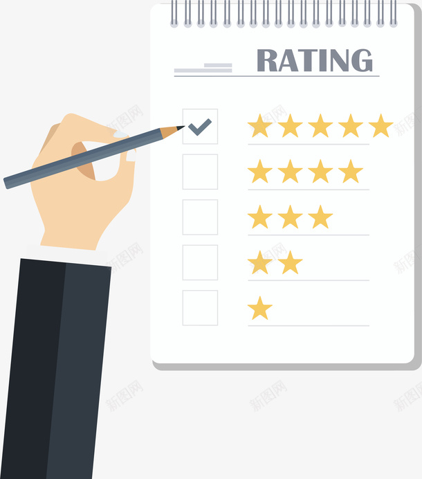 年终考核评价表格png免抠素材_新图网 https://ixintu.com 年终考核 年终评分 星级评价 矢量png 考核插图 评价 评价表