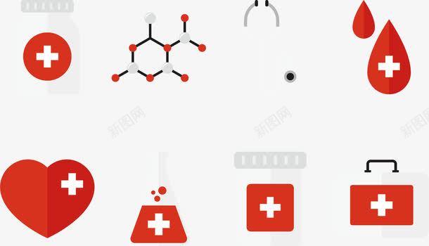 苯环医疗医学图标图标