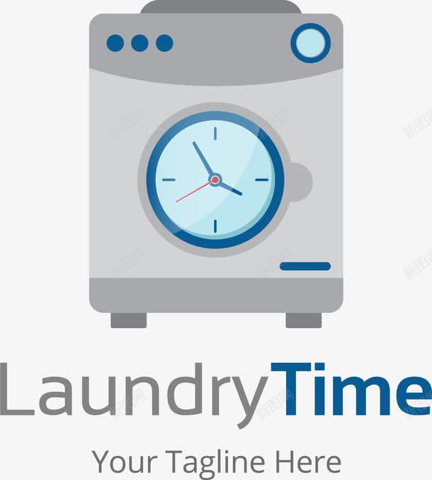 干洗机LGGO图标png_新图网 https://ixintu.com 图标 家电 时钟