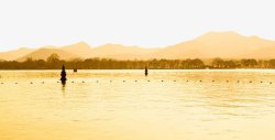 三潭印月西子湖畔高清图片