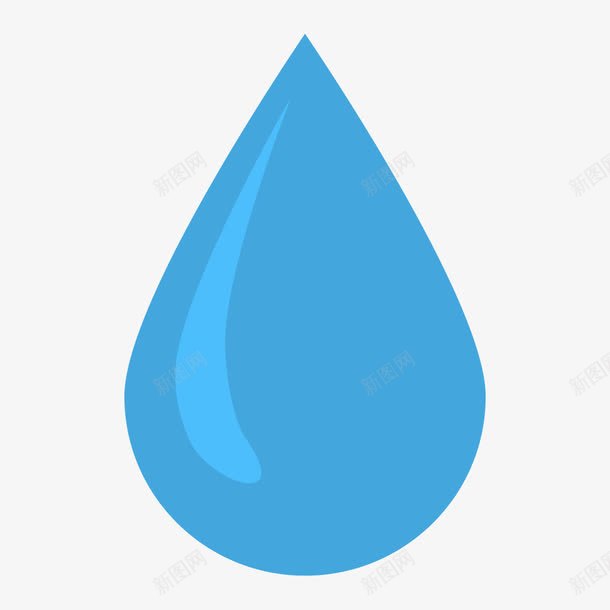 蓝色水滴png免抠素材_新图网 https://ixintu.com 圆珠状 垂直管状物体 水 水滴 水珠 液体 蓝色