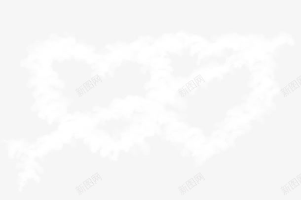 心形的云朵png免抠素材_新图网 https://ixintu.com 云层 云彩 千变万化 形状 心形的云 想像 棉花云 独特 白云 背景 自然 蓝天 龙卷风