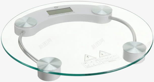 透明圆秤png免抠素材_新图网 https://ixintu.com 体重 圆形 玻璃秤 重力 重量