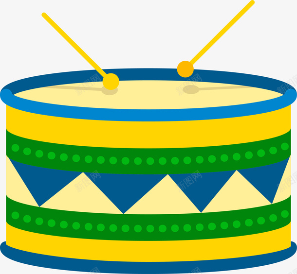 巴西狂欢节鼓点乐器png免抠素材_新图网 https://ixintu.com 击鼓 卡通 可爱 奏乐 巴西狂欢节 鼓点