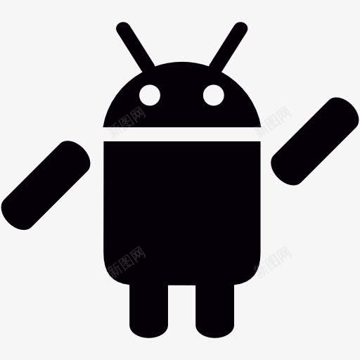 Android的左手臂图标png_新图网 https://ixintu.com 形状 操作系统 标志 标识 硬件 软件