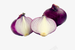 切好的蔬菜葱头紫色切开的洋葱头高清图片