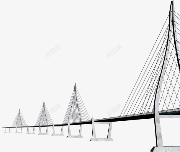 立体大桥png免抠素材_新图网 https://ixintu.com 交通 公路 桥梁 运输 铁桥