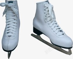 白色旱冰鞋素材