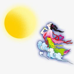 嫦娥奔月素材