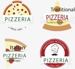 logo设计理念手绘披萨图标高清图片