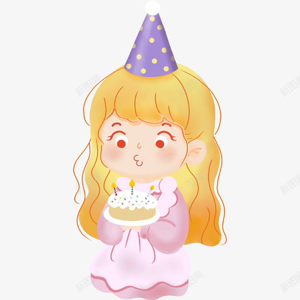 小姑娘生日许愿png免抠素材_新图网 https://ixintu.com 元素 免扣 愿望的实现 我的愿望 素材 艺术 鼠