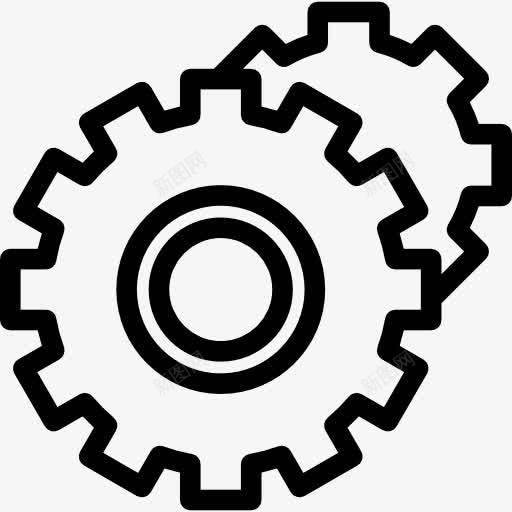 齿轮图标png_新图网 https://ixintu.com 工具 设置 选项 齿轮
