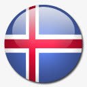 冰岛国旗国圆形世界旗图标png_新图网 https://ixintu.com country flag iceland 冰岛 国 国旗