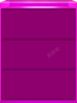 立体展示柜店铺首页紫色展台高清图片