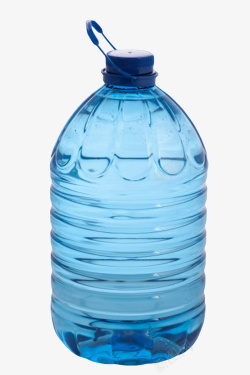 带气饮料蓝色解渴带提手的一瓶饮料实物高清图片