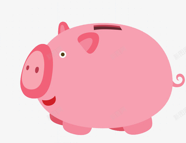 com 储蓄罐 动物 可爱 女孩 存钱箱 存钱罐 小猪 手绘 粉色