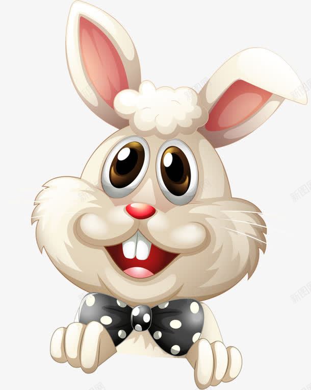可爱的小兔子png免抠素材_新图网 https://ixintu.com 兔子 兔耳朵 卡通兔子免抠 卡通小动物 大门牙 小白兔PNG 手绘兔子 爱笑的兔子 食草动物