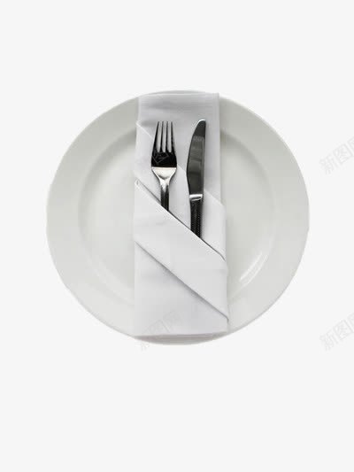餐具png免抠素材_新图网 https://ixintu.com 刀叉 刀叉图案 盘子 西餐