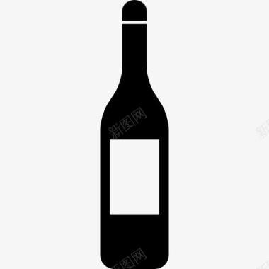 意大利葡萄酒瓶图标图标