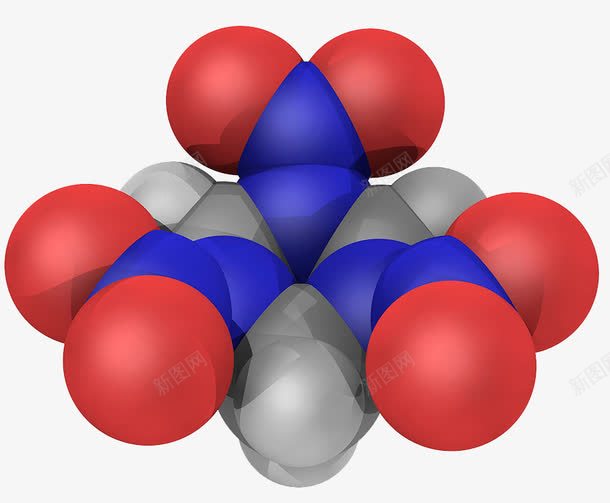 材料分子png免抠素材_新图网 https://ixintu.com 原子 材料分子 物质结构 纳米分子