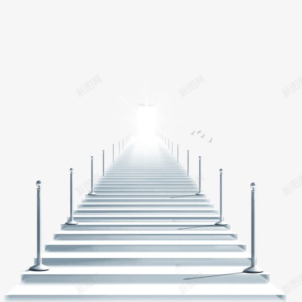 阶梯的道路png免抠素材_新图网 https://ixintu.com 台阶 远方 道路 阶梯