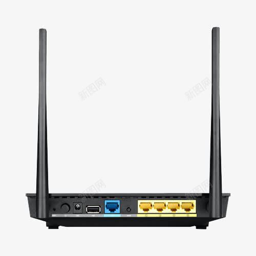 黑色路由器png免抠素材_新图网 https://ixintu.com WIFI 产品实物 光纤猫 路由器