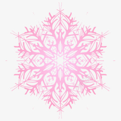 冰树冬季粉色浪漫雪花高清图片