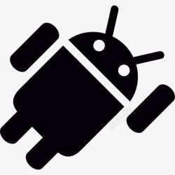 操作系统倾斜Android飞行图标高清图片