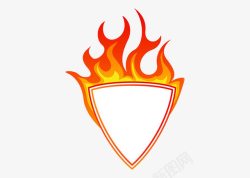 火的标志燃烧的火苗图标高清图片