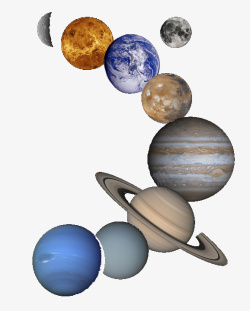 冥王星星球合计高清图片