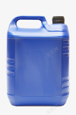 塑料提手蓝色带提手的塑料瓶罐实物高清图片