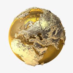 世界地形金属地球仪高清图片