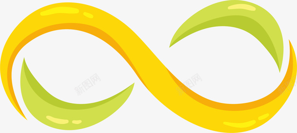 黄绿色反光形状矢量图eps免抠素材_新图网 https://ixintu.com 卡通无限循环 卡通风格 反光形状 扁平风格 无限循环形状 黄绿色 矢量图