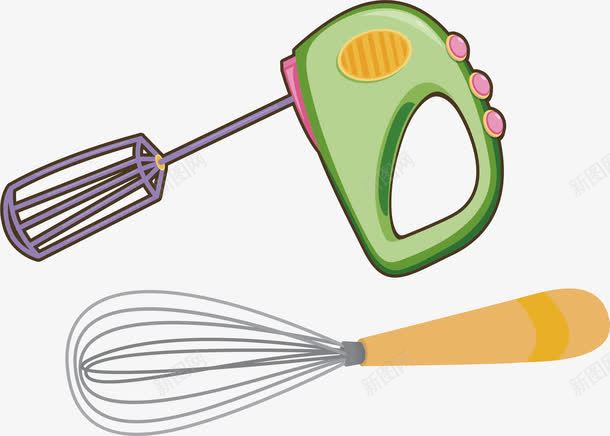 手动打蛋器png免抠素材_新图网 https://ixintu.com 手动打蛋器 打蛋器 电动打动器 矢量素材