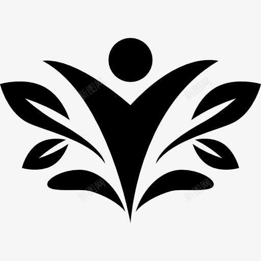 温泉的标识图标png_新图网 https://ixintu.com 人 形状 标志 标识 离开健身房 符号