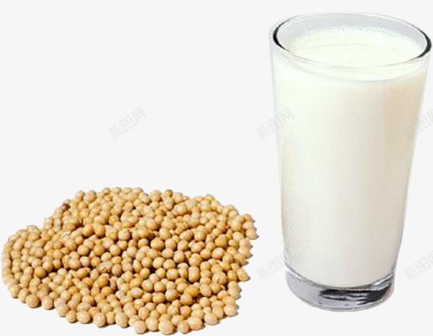 一杯牛奶和一堆黄豆png免抠素材_新图网 https://ixintu.com 一堆黄豆 一杯牛奶 健康 搭配均衡 牛奶 营养 陶瓷杯 黄白 黄豆 黄豆牛奶