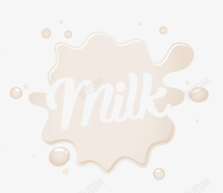 牛奶标识图标图标