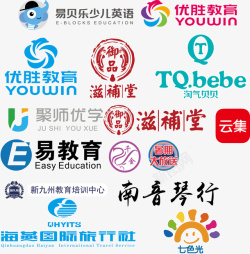 九州教育培训类logo图标高清图片