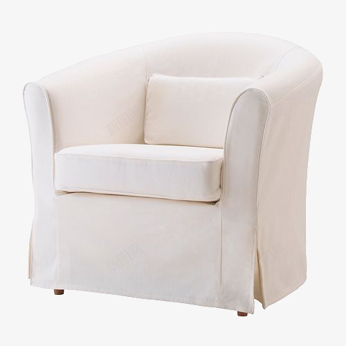 单人沙发套png免抠素材_新图网 https://ixintu.com 单人沙发套 布勒丁 沙发 白色