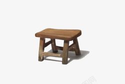 木质板凳陈旧的木质小板凳高清图片