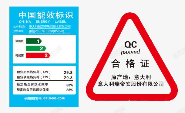 瑞帝安能效标识图标图标