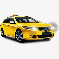 黄色出租车黄色出租车高清图片